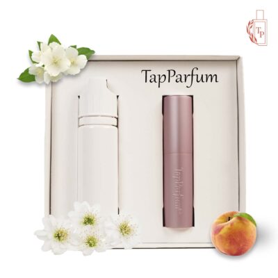 LA119 Refill tube-box - Peach - White flowers - Jasmine