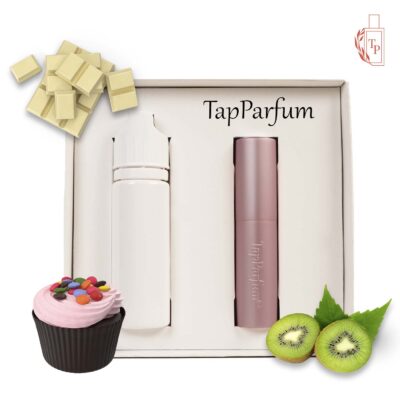 LA151 Refill tube-box - Witte chocola - Cupcake - Kiwi